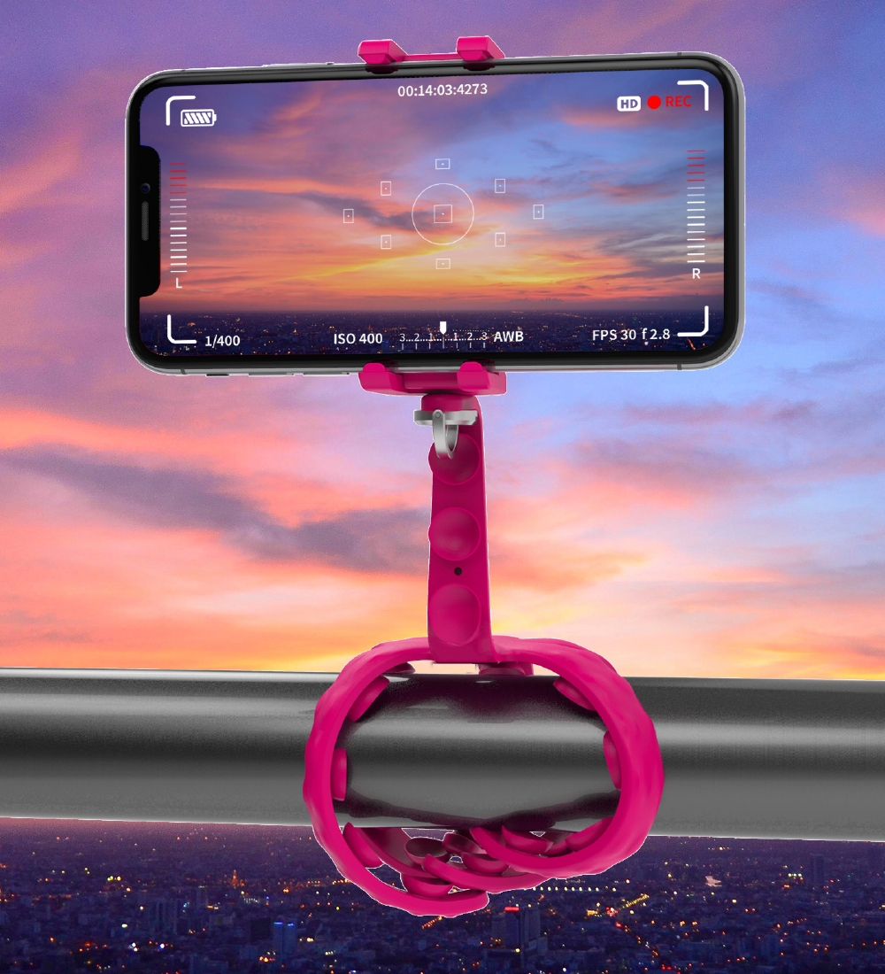 Celly Flexible Holder - Squiddy - Pink