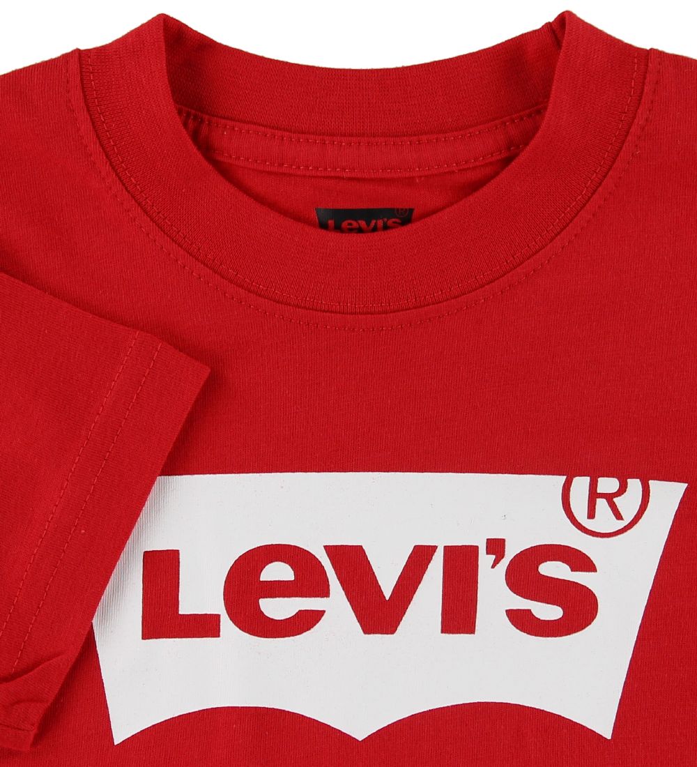 Levis T-shirt - Batwing - Rød