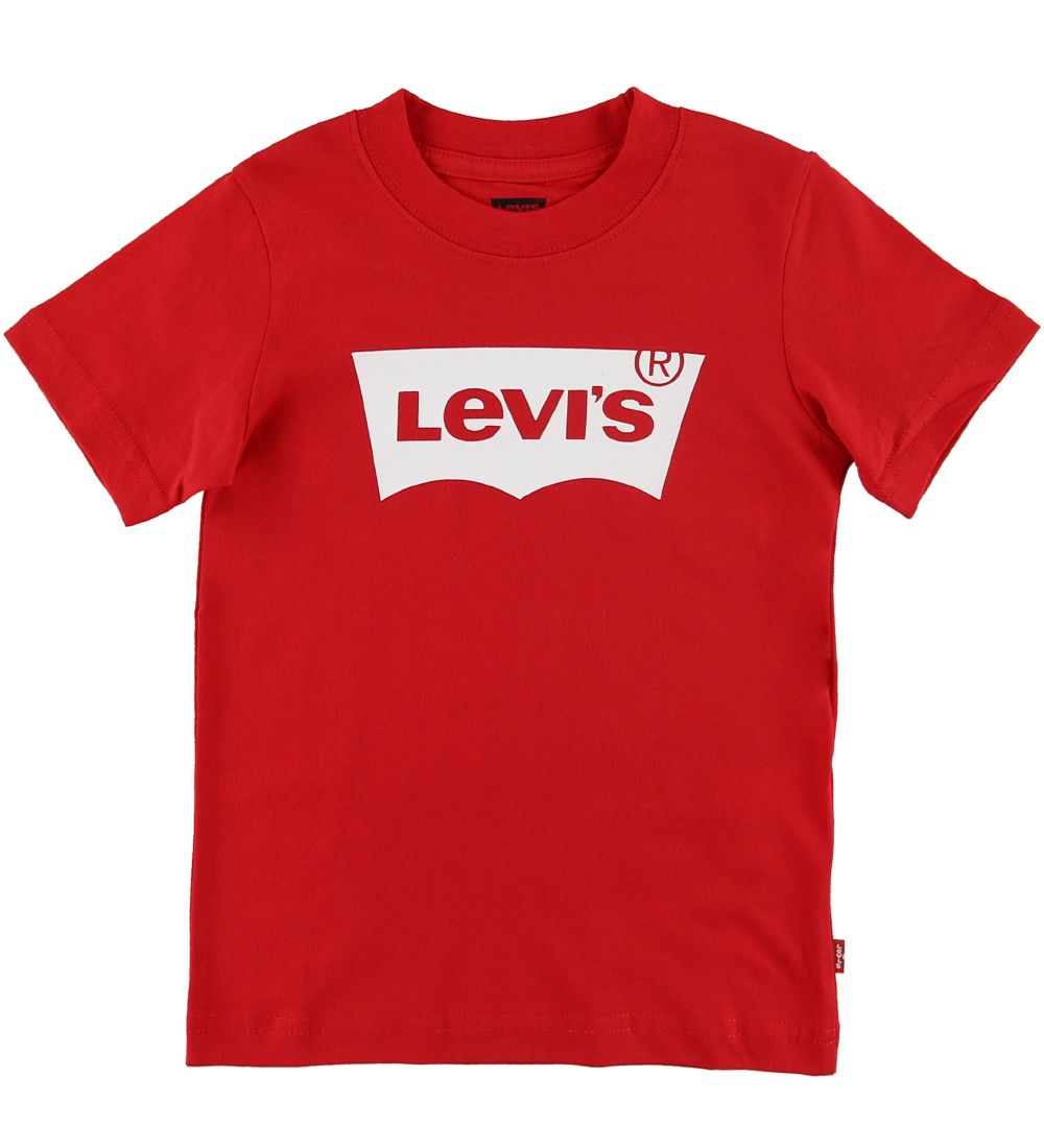 Levis T-shirt - Batwing - Rød