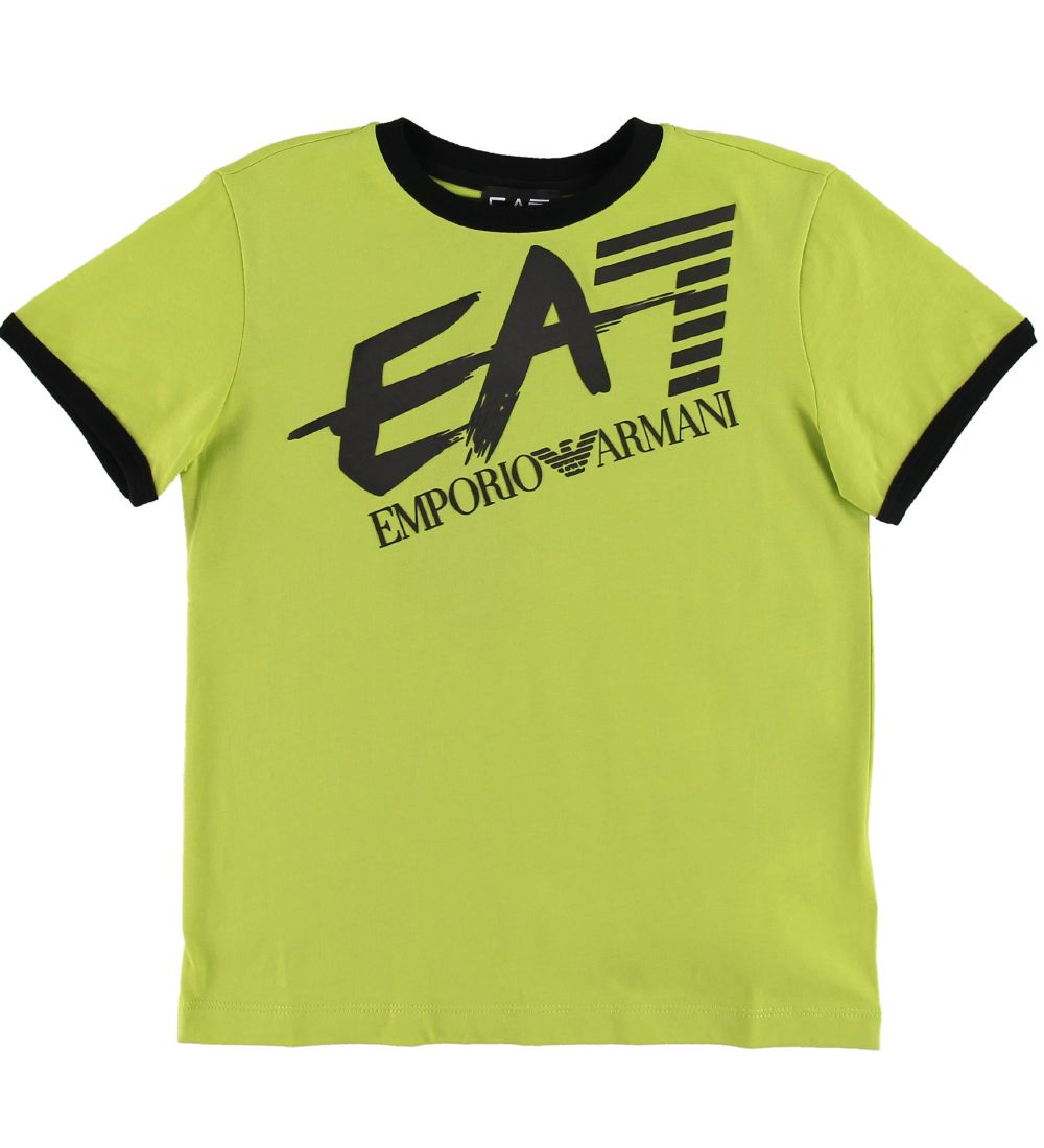EA7 T-shirt - Lime m. Logo