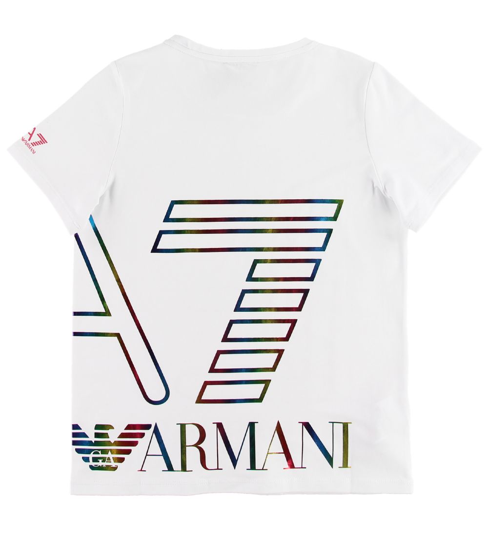 EA7 T-shirt - Hvid m. Logo