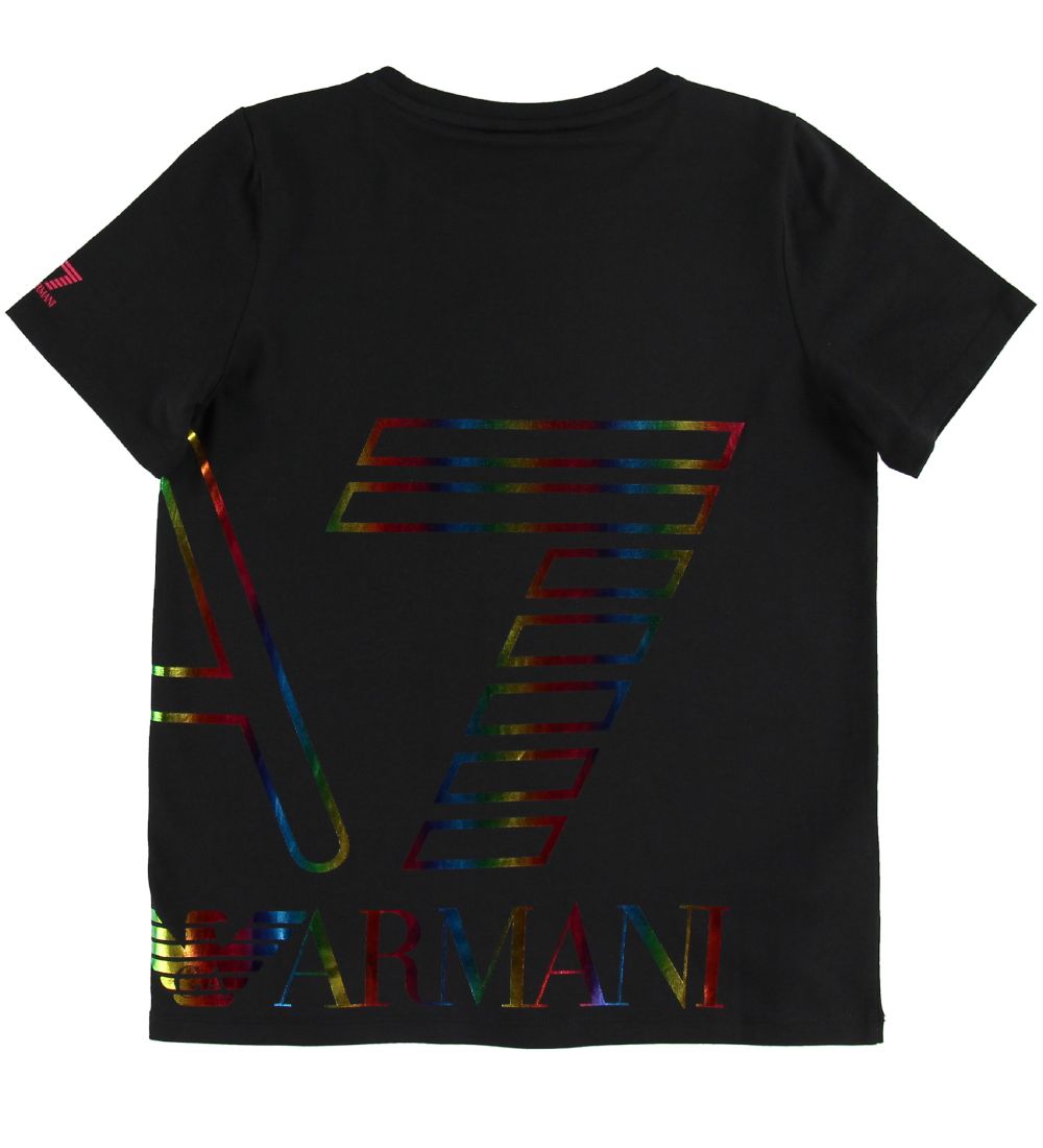EA7 T-shirt - Sort m. Logo