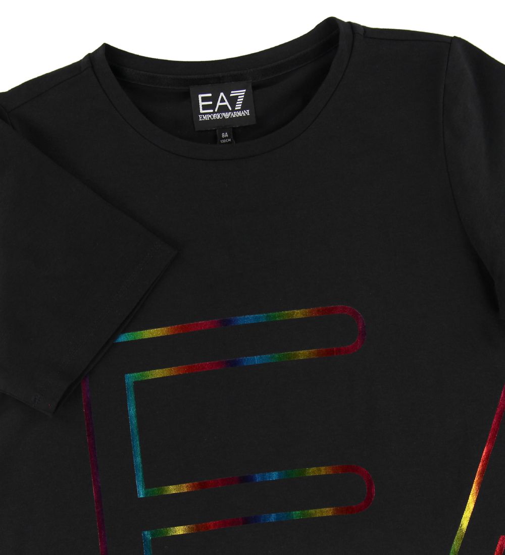 EA7 T-shirt - Sort m. Logo