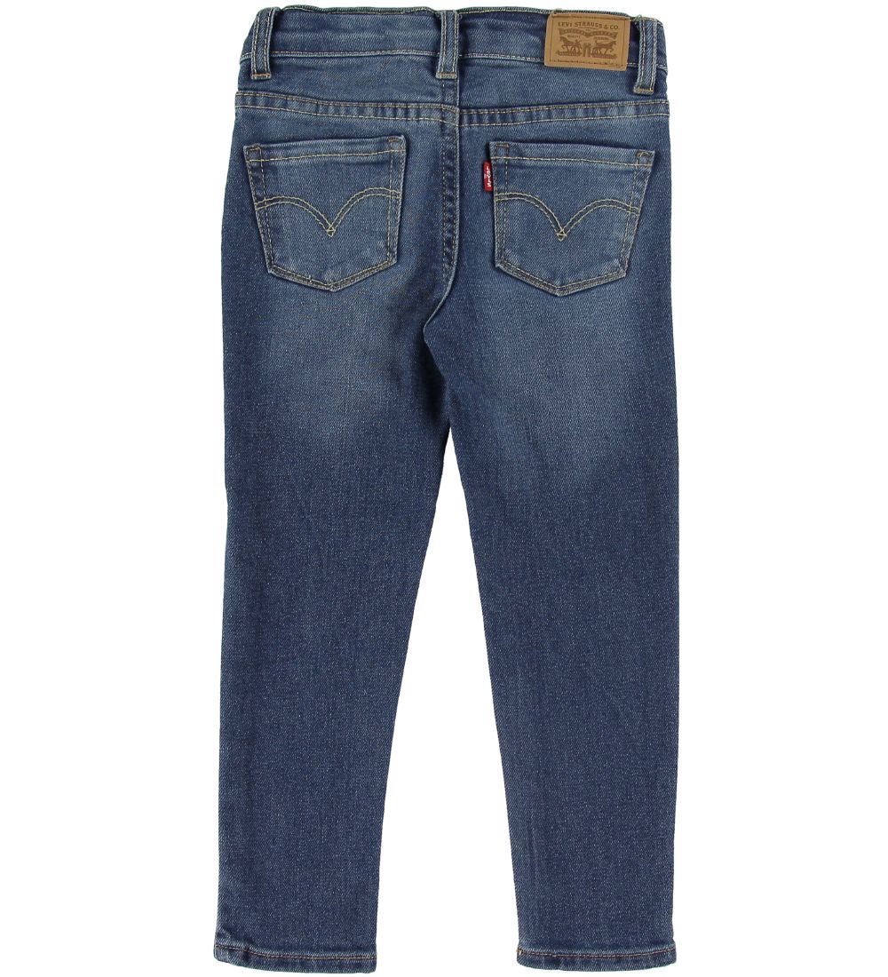 Levis Jeans - 710 Ankle Super Skinny - Blå Denim
