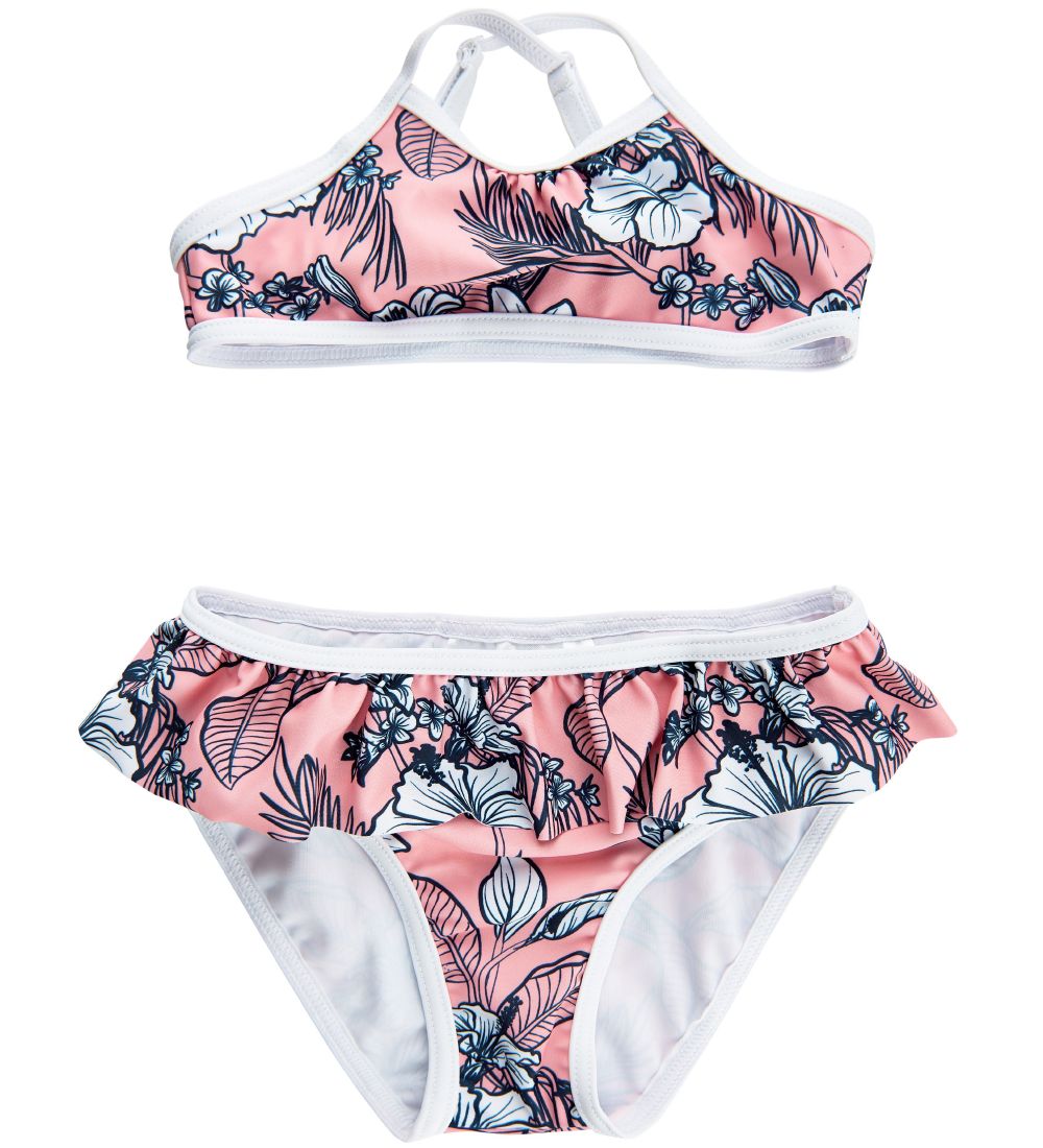 Creamie Bikini m. Flse - UV50+ - Pink Icing m. Blomster