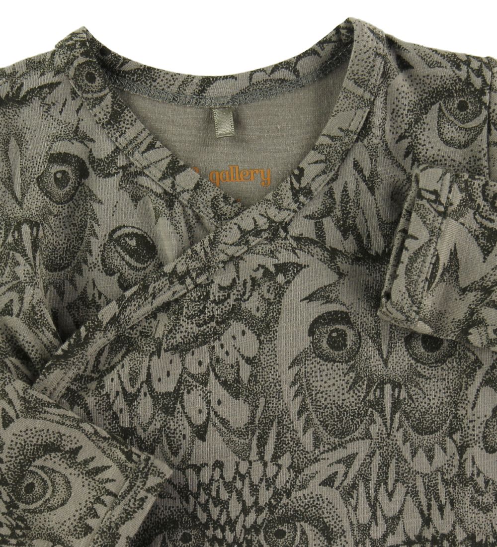 Soft Gallery Nyfødt Sæt - Slå-om Body l/æ + Hårbørste - Armygrøn