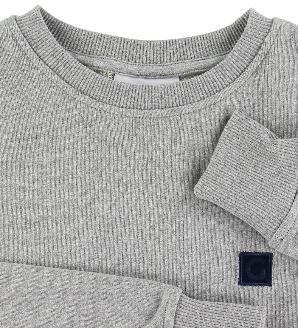 Grunt Sweatshirt - Joy - Gråmeleret