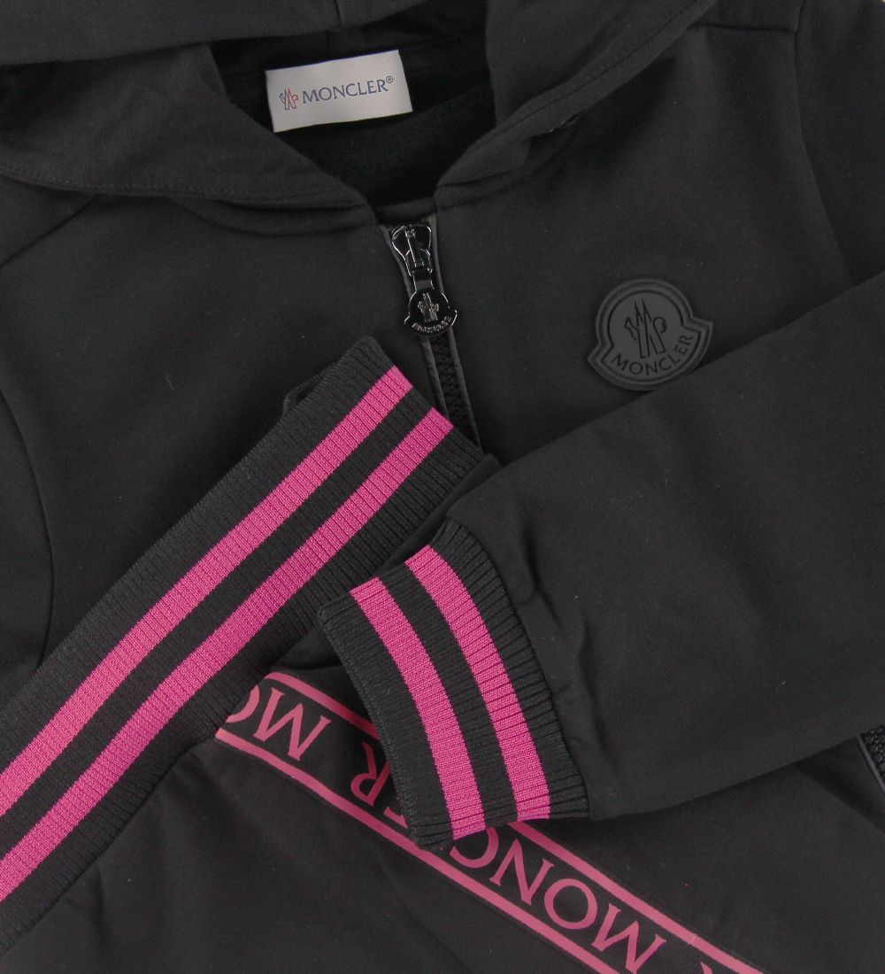 Moncler Sæt - Cardigan/Bukser - Maglia - Sort