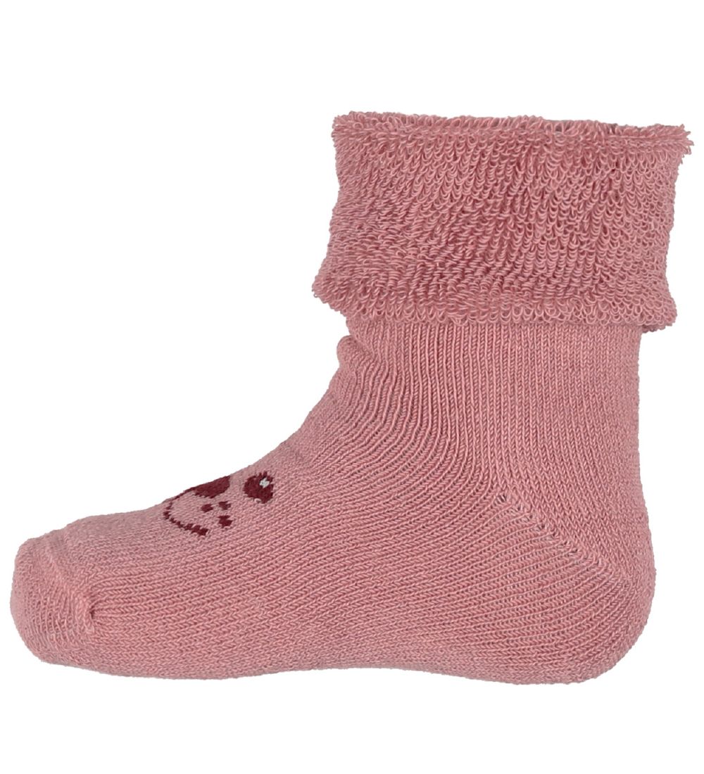 Minymo Strømper - 2-pak - Old Rose