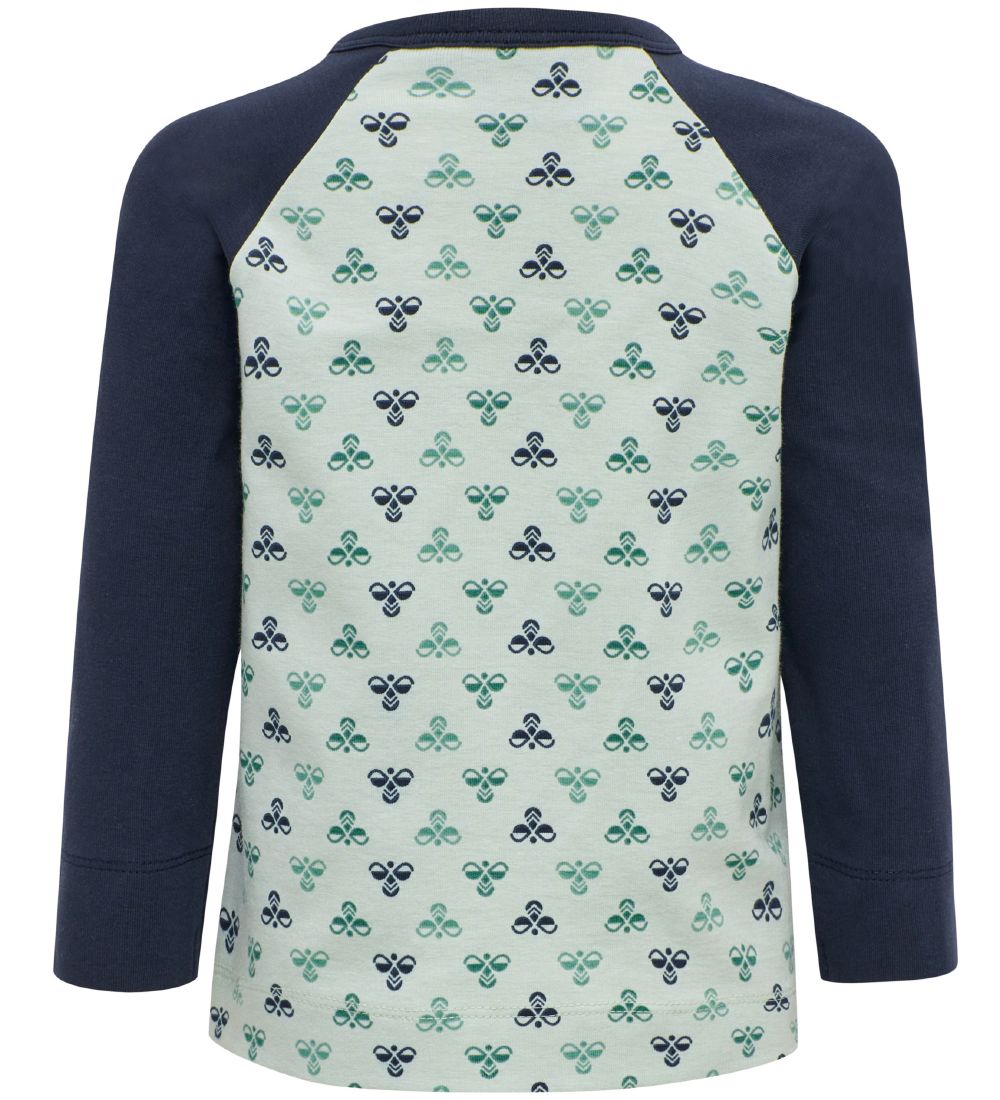Hummel Bluse - HMLBoble - Grøn m. Logo