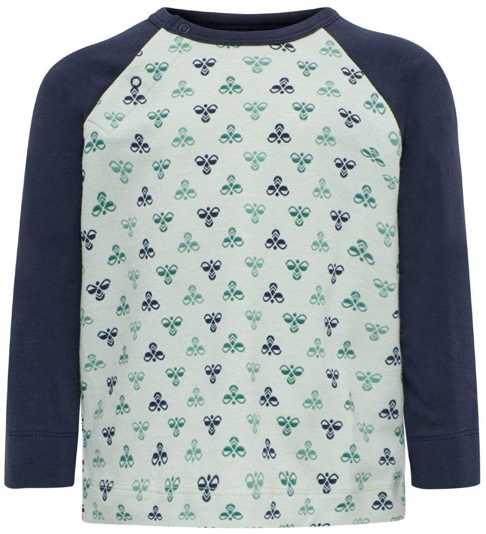 Hummel Bluse - HMLBoble - Grøn m. Logo