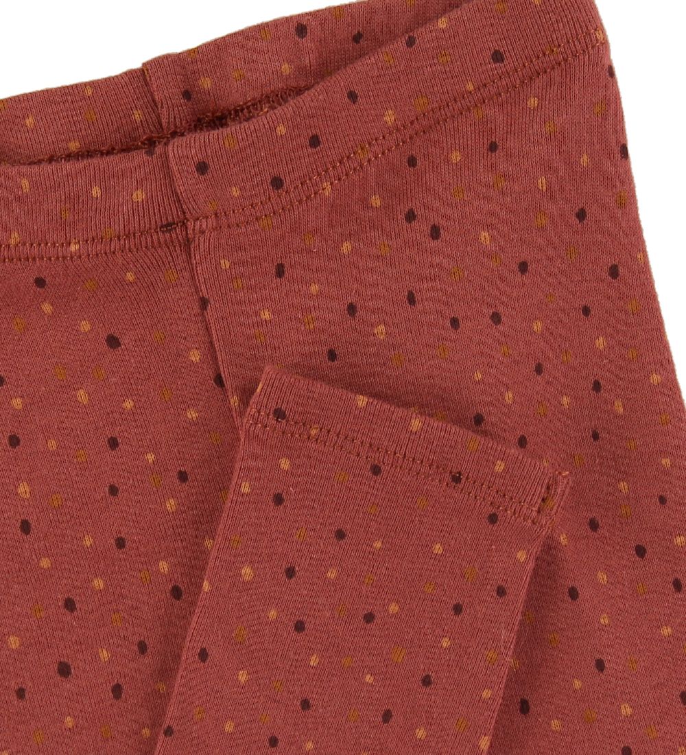 Soft Gallery Leggings - Baby Paula - Barn Red/Trio Dotties