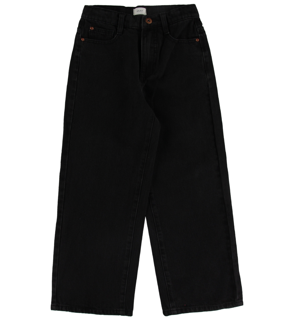 Grunt Jeans - Wide Leg - Sort
