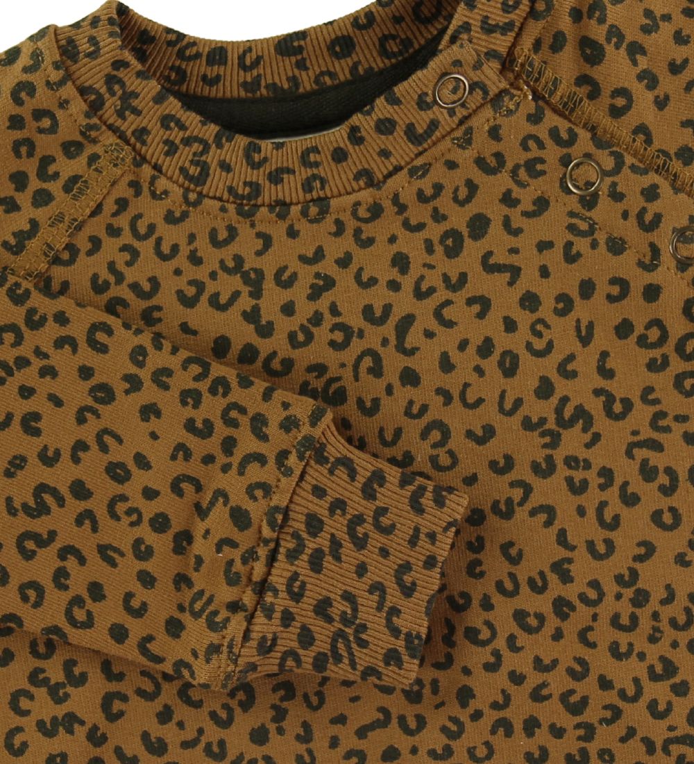 Soft Gallery Sweatshirt - Alexi - Golden Brown/Leospot