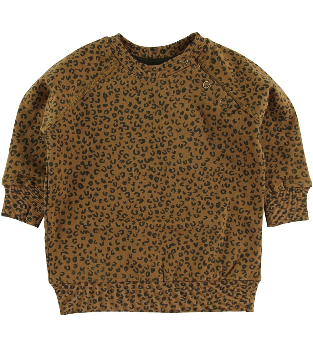 Soft Gallery Sweatshirt - Alexi - Golden Brown/Leospot