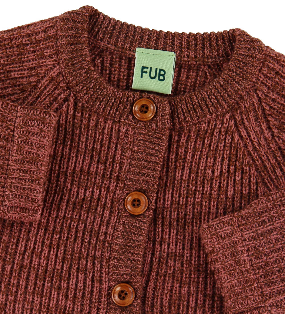 FUB Cardigan - Baby - Uld - Umber
