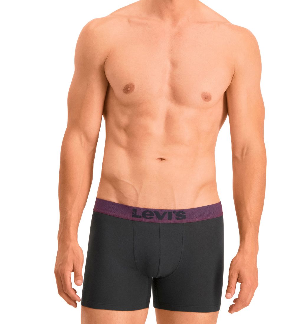 Levis Boxershorts - 2-pak - Bordeaux/Sort
