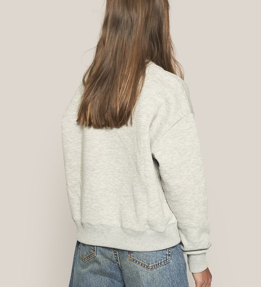 Grunt Sweatshirt - OUR Lone - Gråmeleret