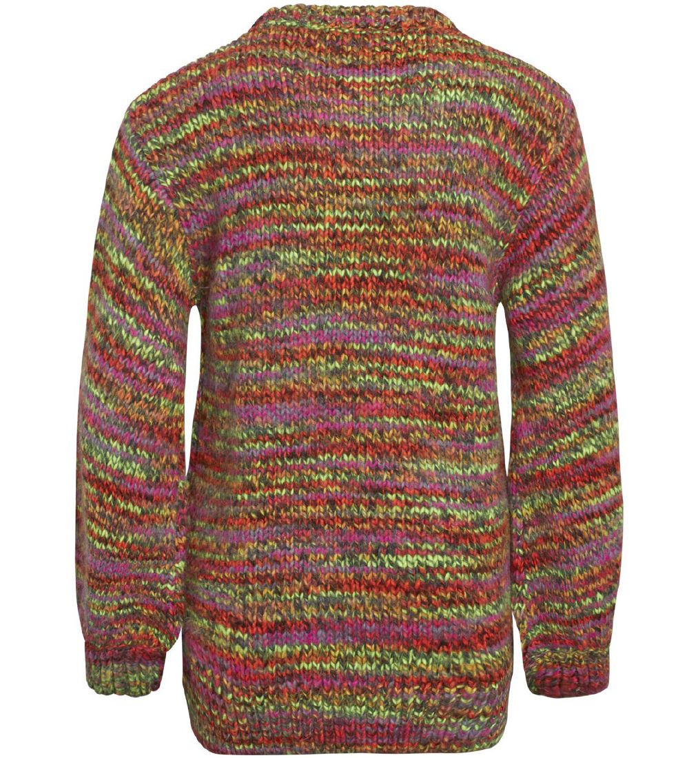 Mads Nørgaard Bluse - Akryl/Uld - Kollina - Multi Neon Orange