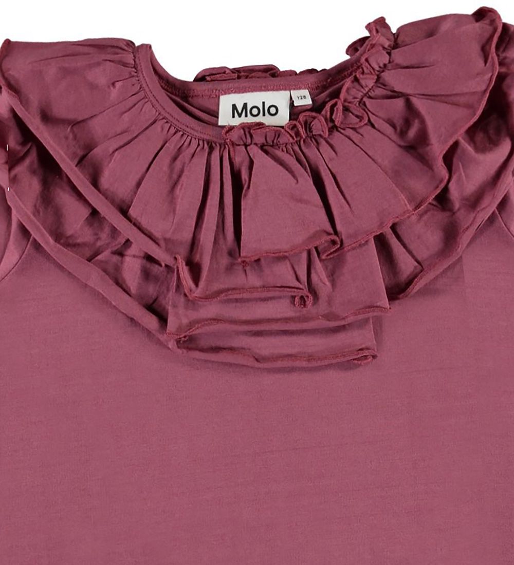Molo Bluse - Rosamond - Lilla m. Flæse