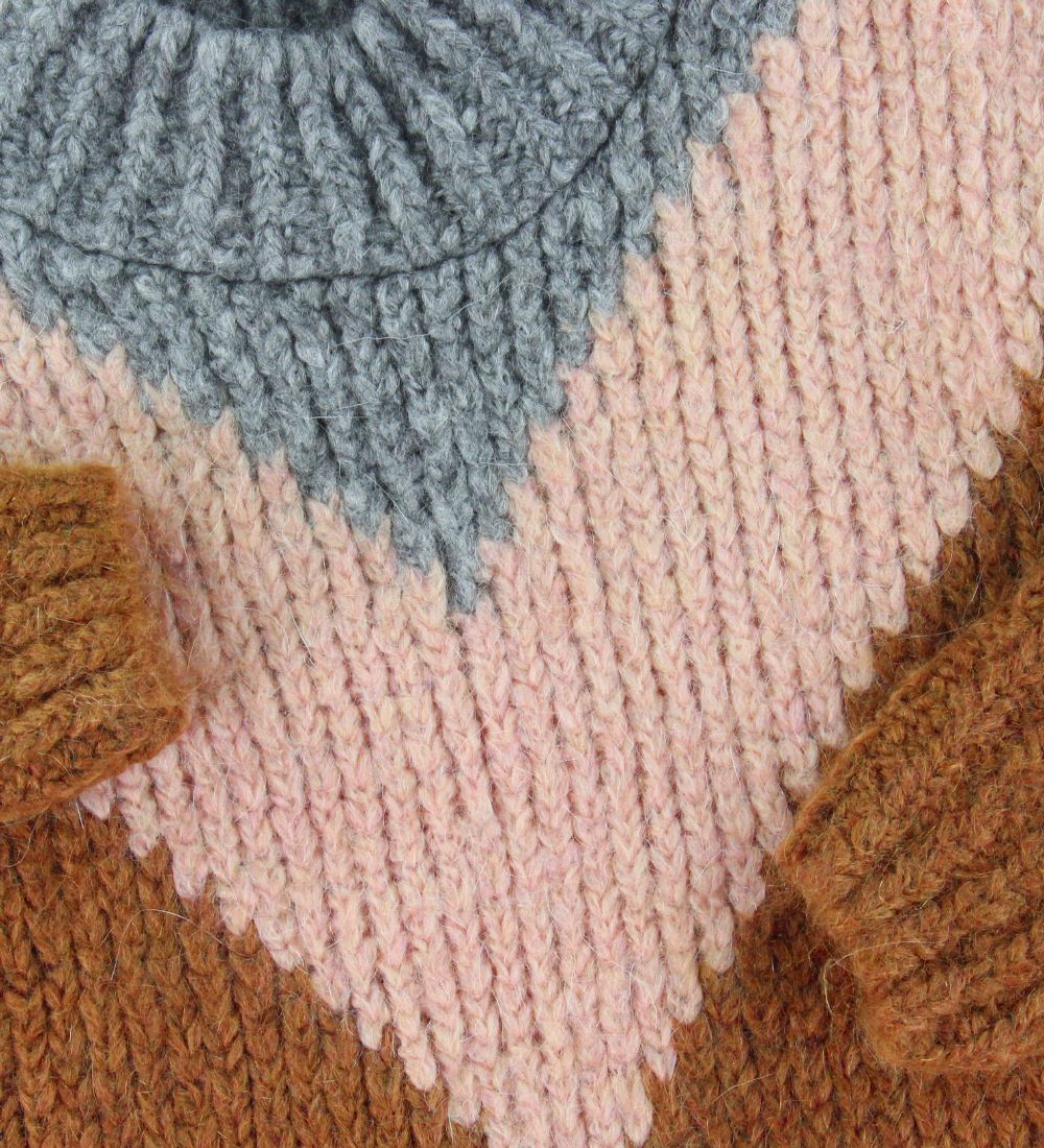 Finger In The Nose Bluse - Uld/Akryl - Vanity - Walnut
