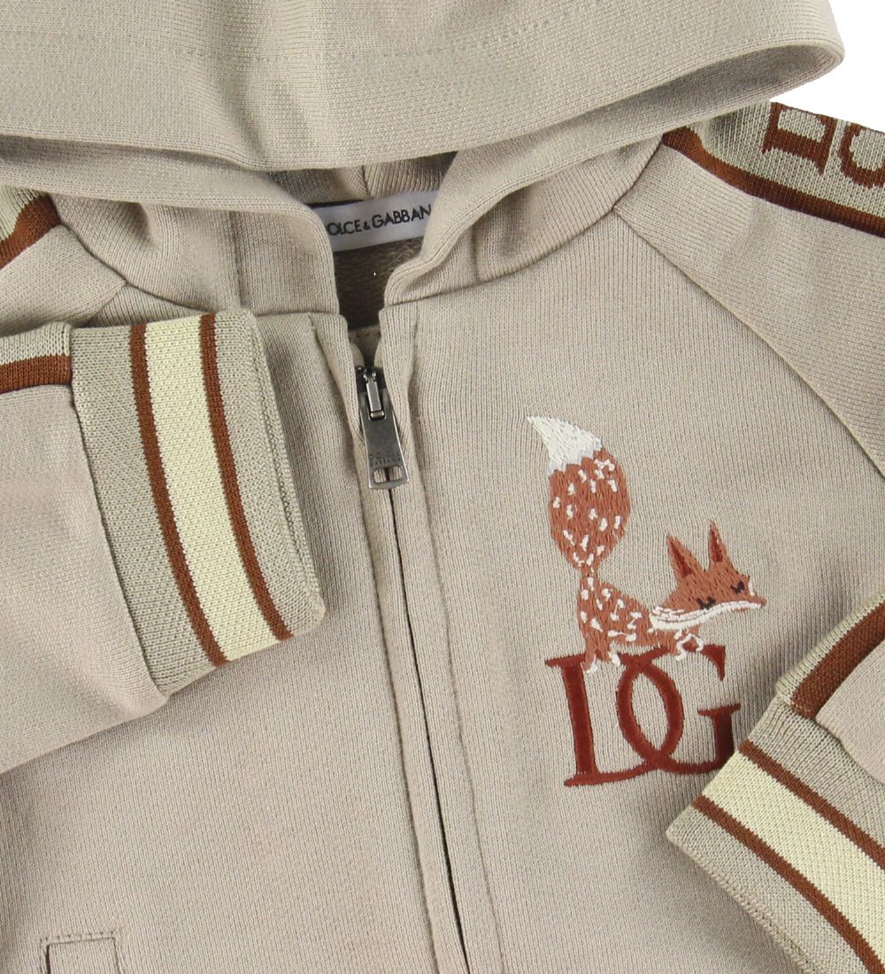 Dolce & Gabbana Cardigan - Beige m. Ræv
