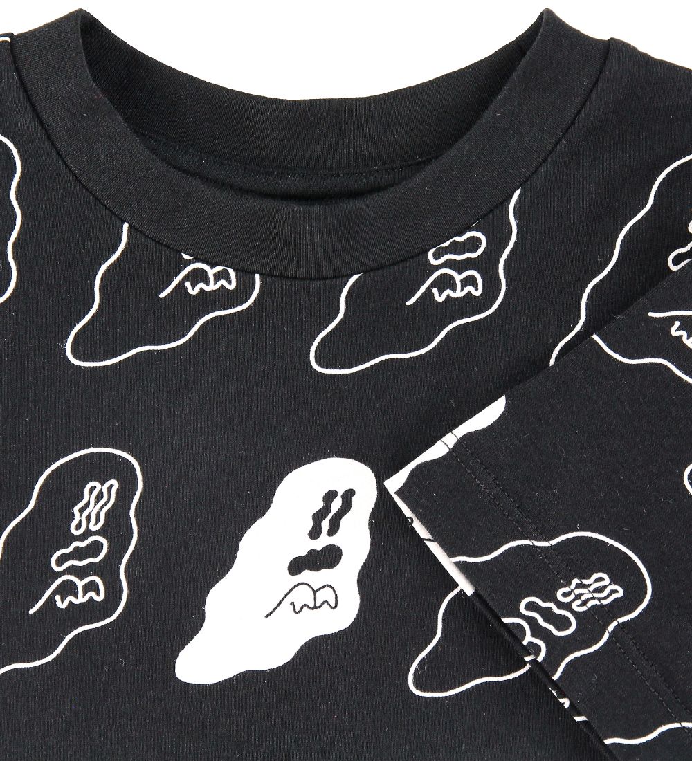 Stella McCartney Kids T-shirt - Halloween Ghosts - Sort