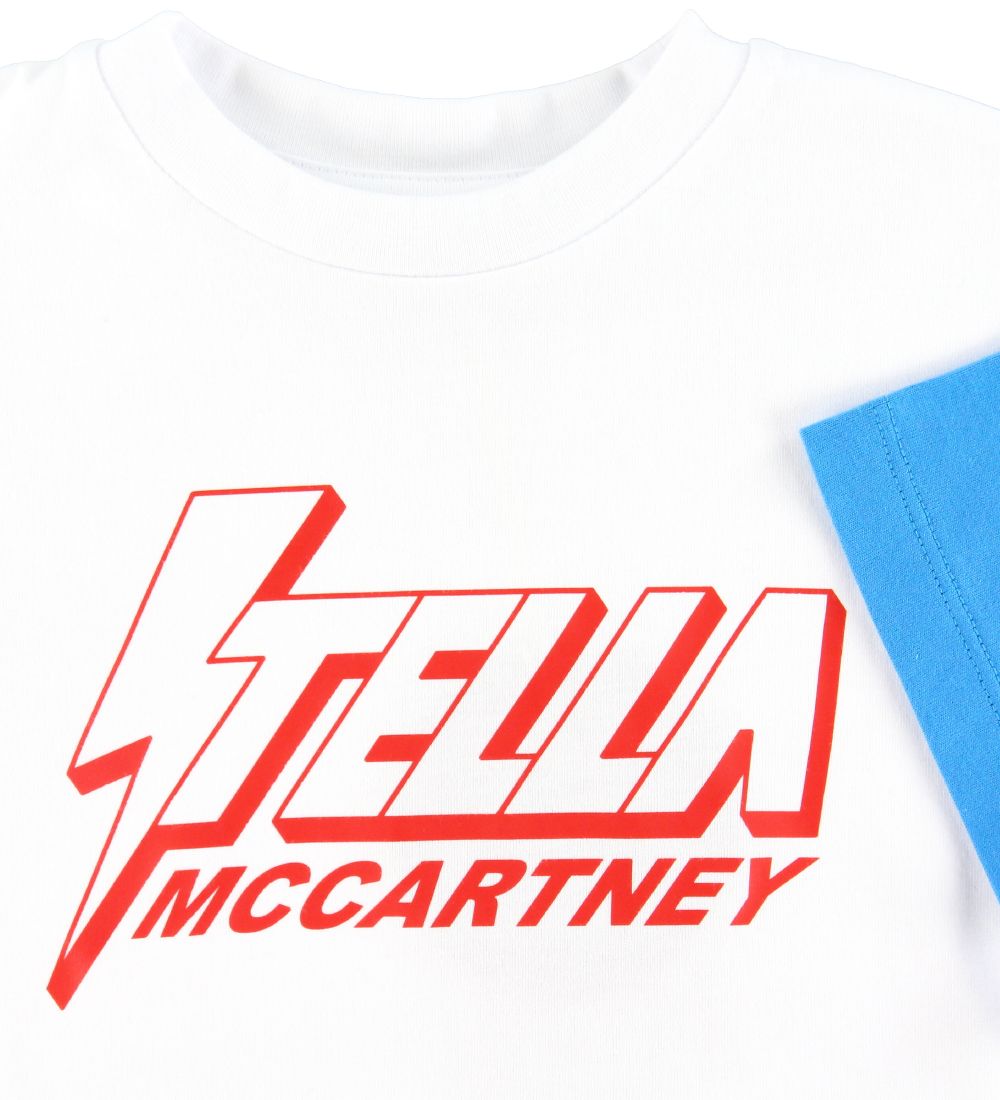 Stella McCartney Kids T-shirt - Stella Print - Hvid