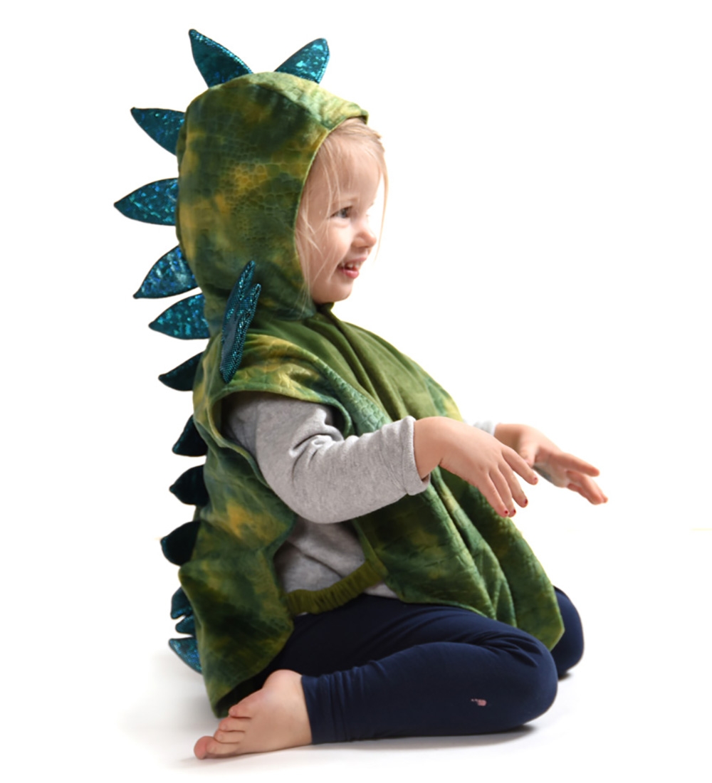 Den Goda Fen Udklædning - Dinosaur - Grøn