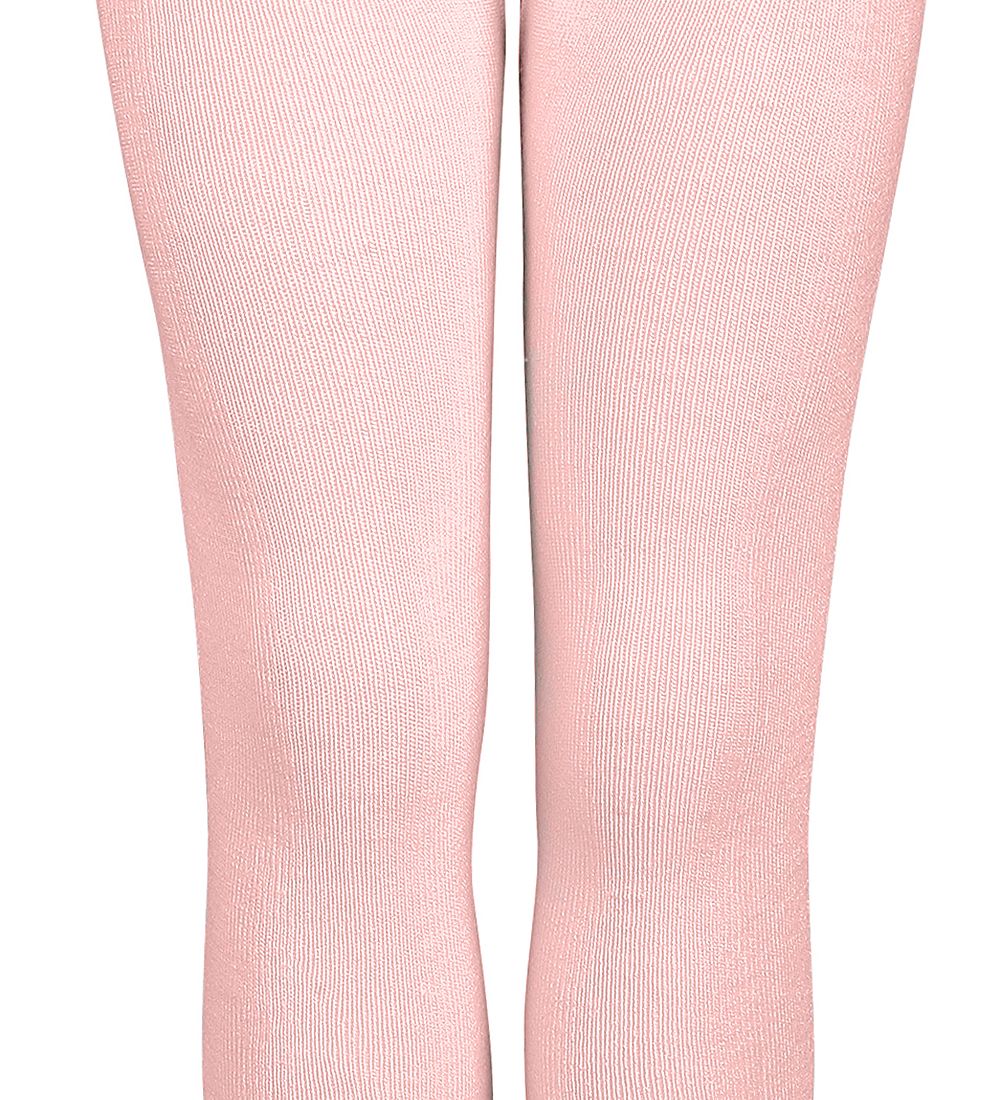 Melton Strømpebukser - Bambus - Rosa