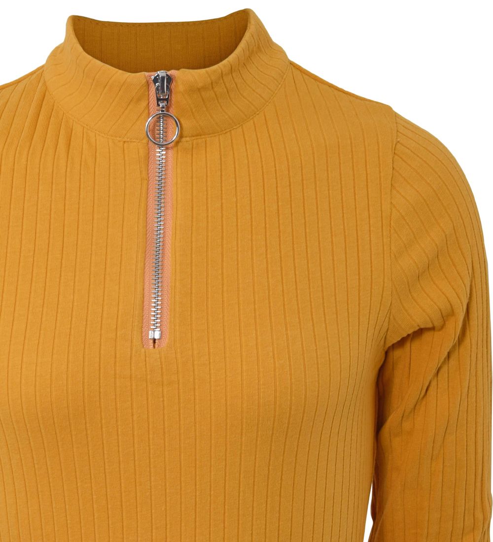 Hound Bluse - Zip - Dusty Yellow