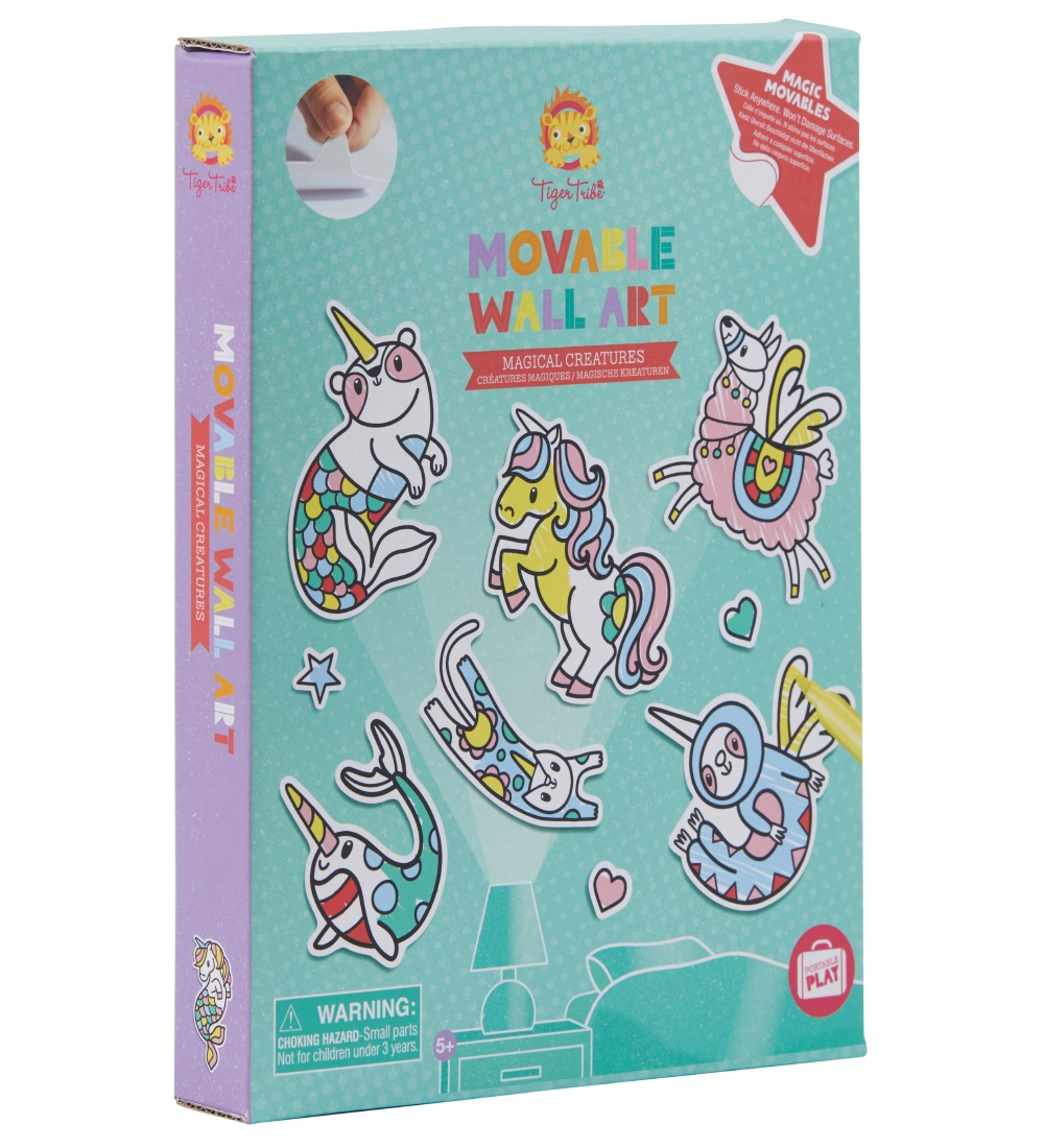 Tiger Tribe Wallstickers - DIY - Magic Movables - Magical Creatu