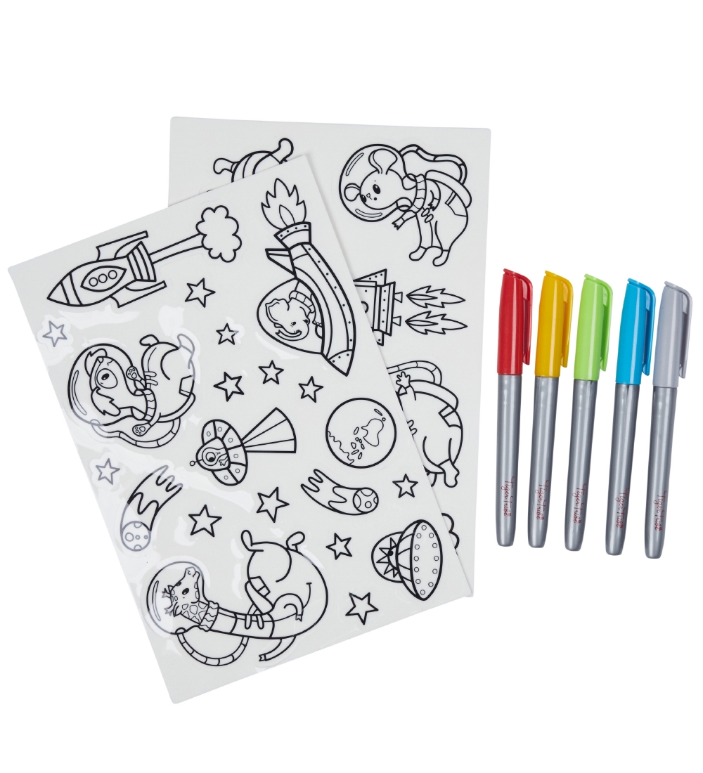 Tiger Tribe Wallstickers - DIY - Magic Movables - Space Animals