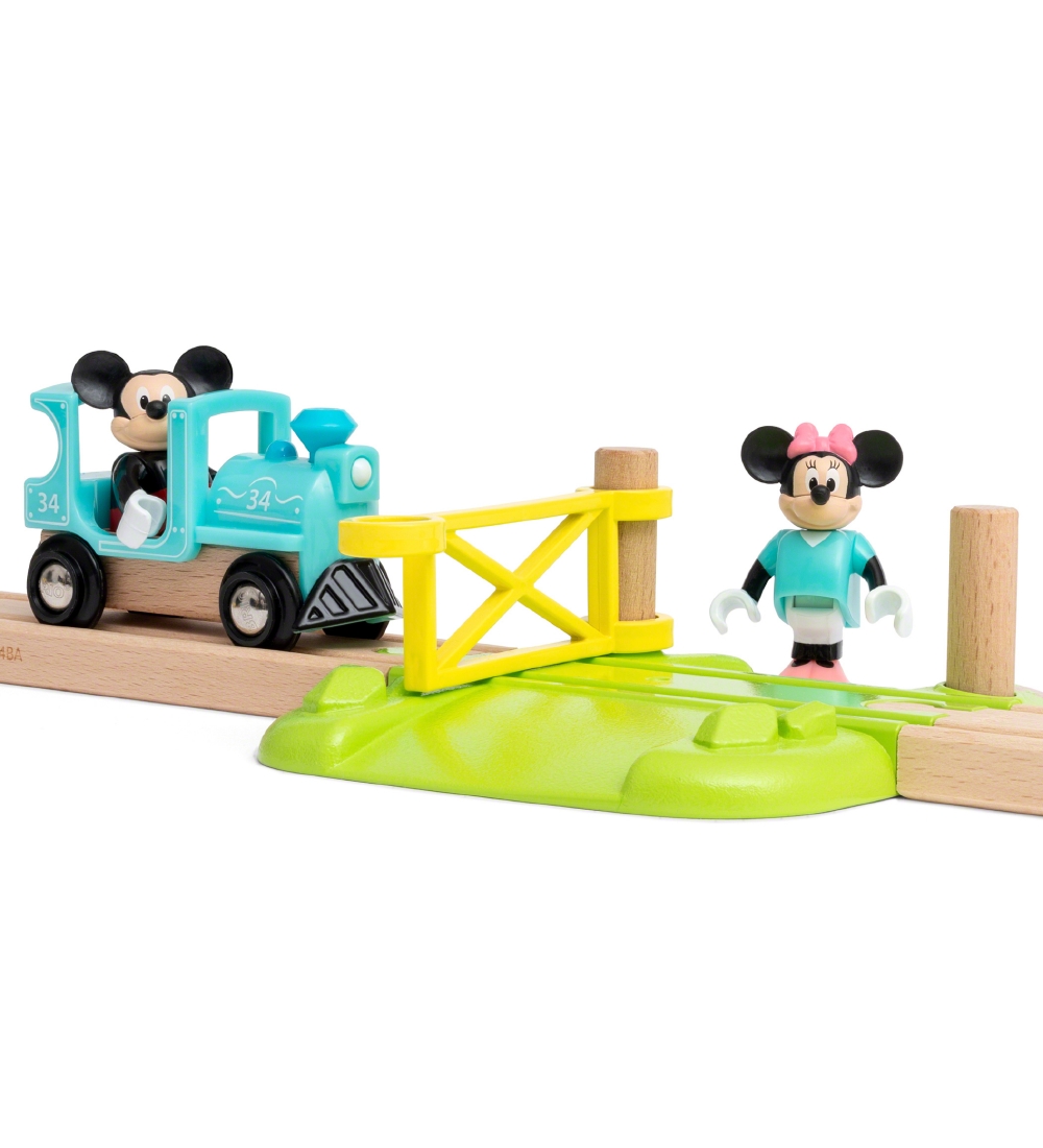BRIO Togbanesæt - 18 dele - Mickey Mouse 32277