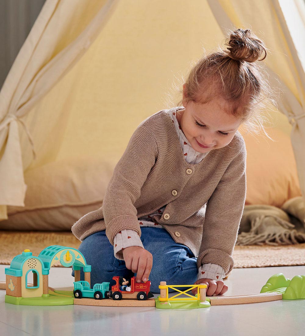 BRIO Togbanesæt - 18 dele - Mickey Mouse 32277