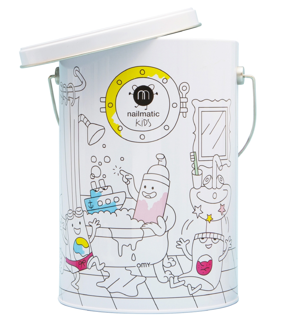 Nailmatic Badesæt - Spand m. Badesalt, Bathbomb m.fl.