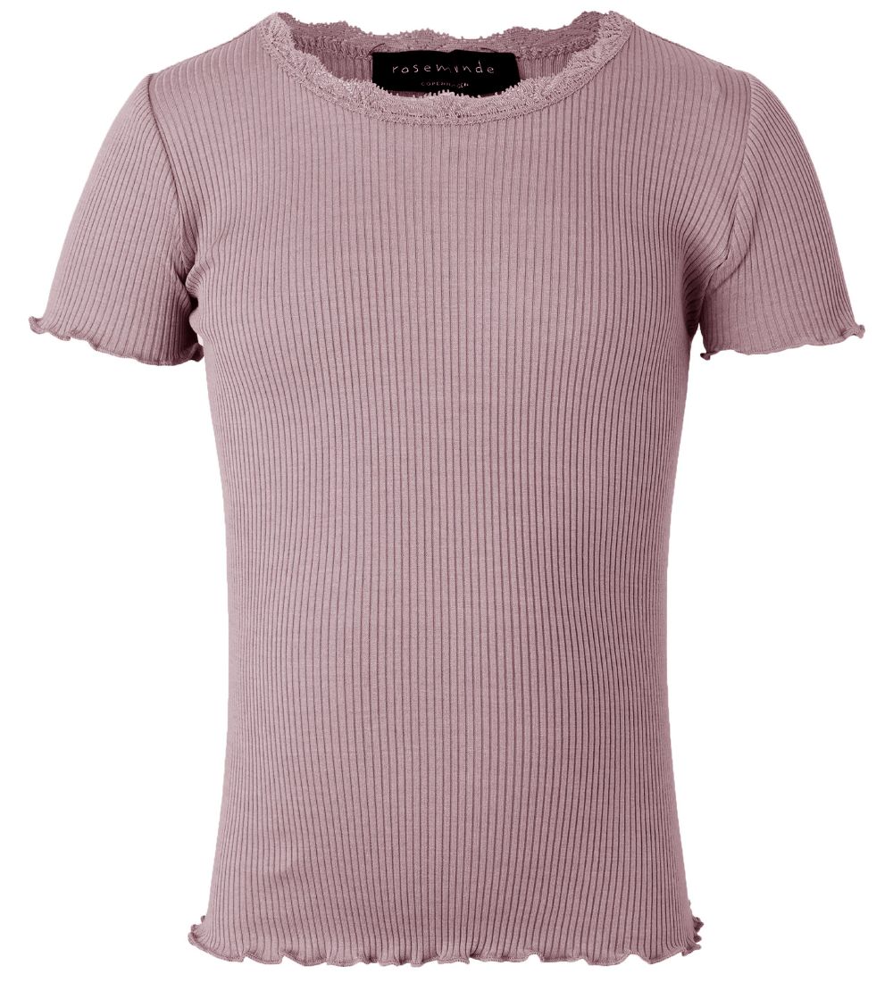 Rosemunde T-shirt - Silke/Bomuld - Vintage Powder