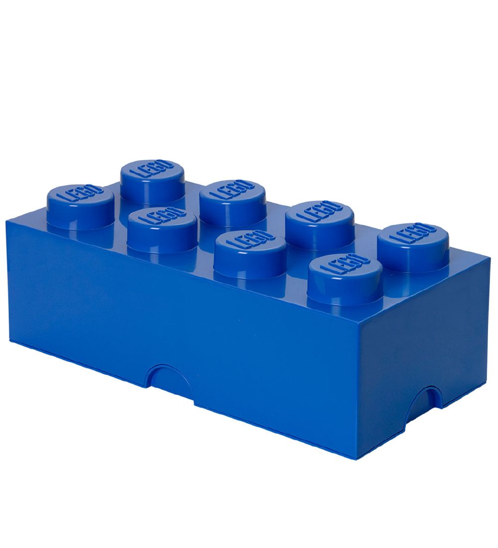 LEGO® Storage Opbevaringsboks - 8 Knopper - 50x25x18 - Blå