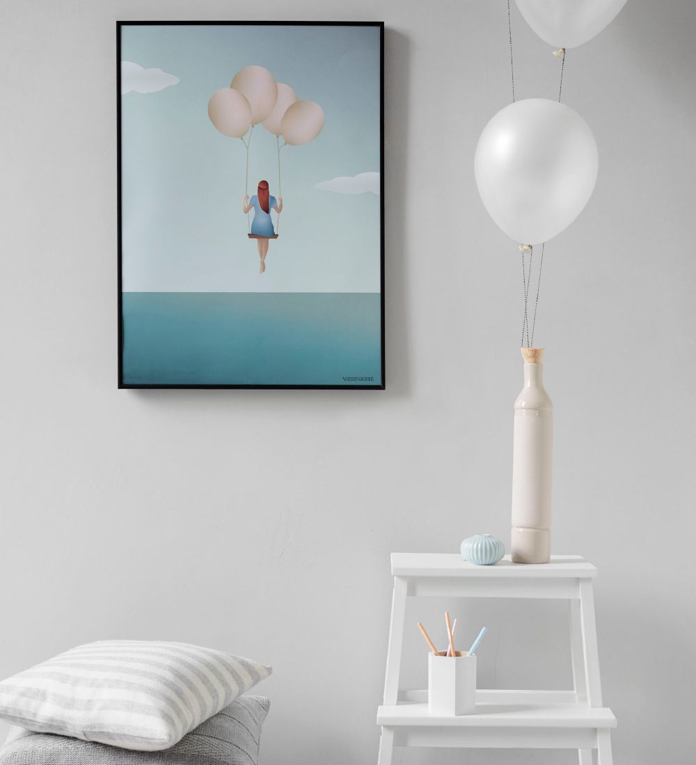Vissevasse Plakat - 50x70 - Balloon Dream