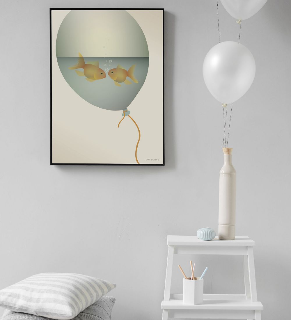Vissevasse Plakat - 50x70 - Love In A Bubble