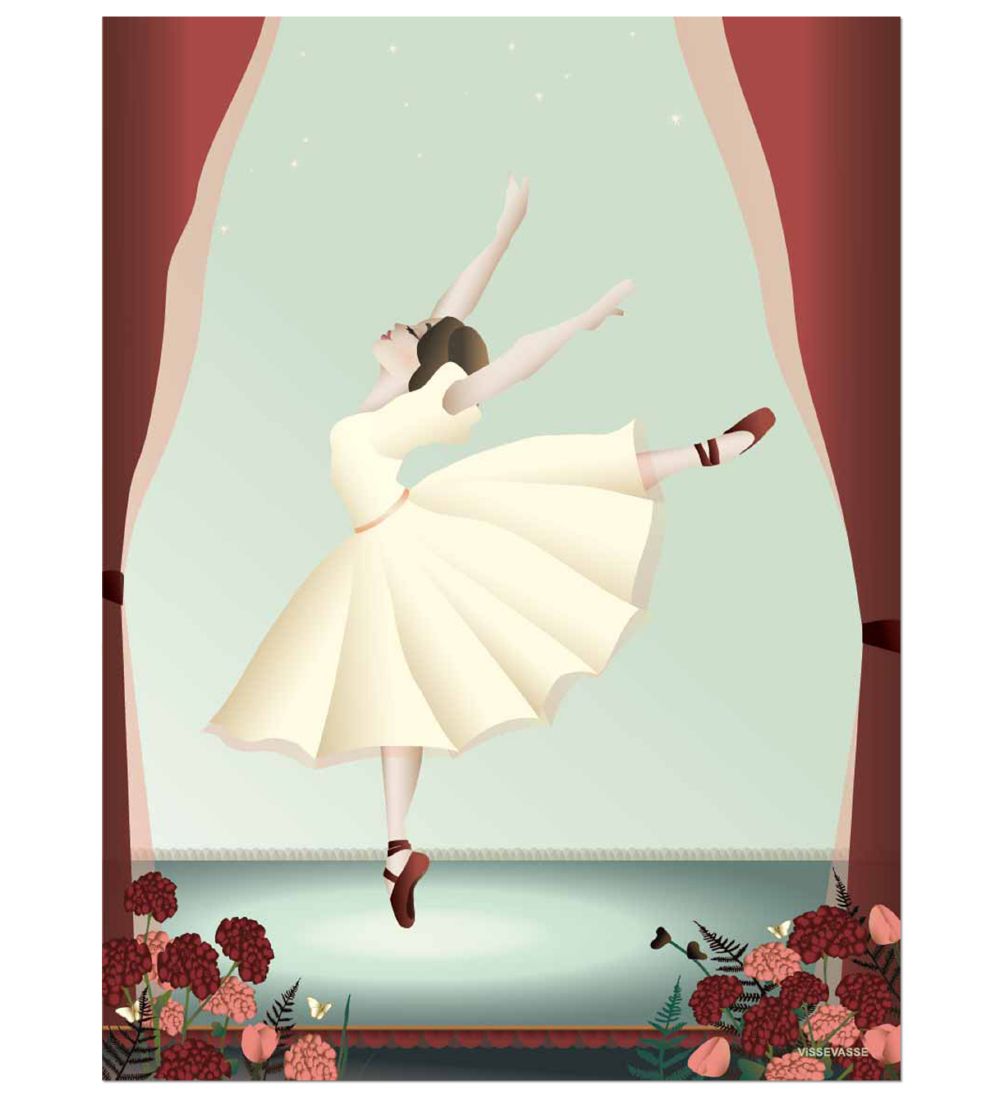 Vissevasse Plakat - 50x70 - Ballerina
