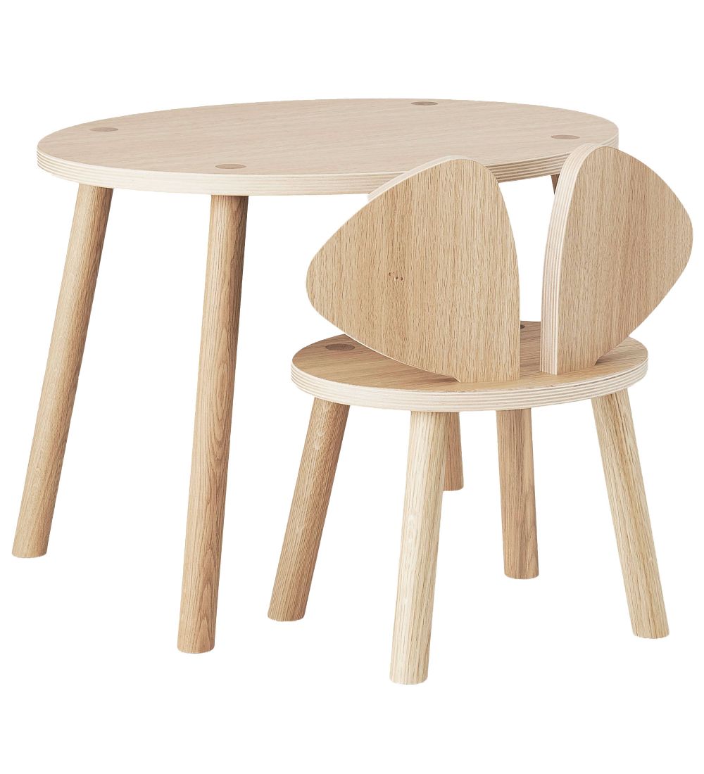 Nofred Mouse Table - Børnebord - Matt Lacquered Oak