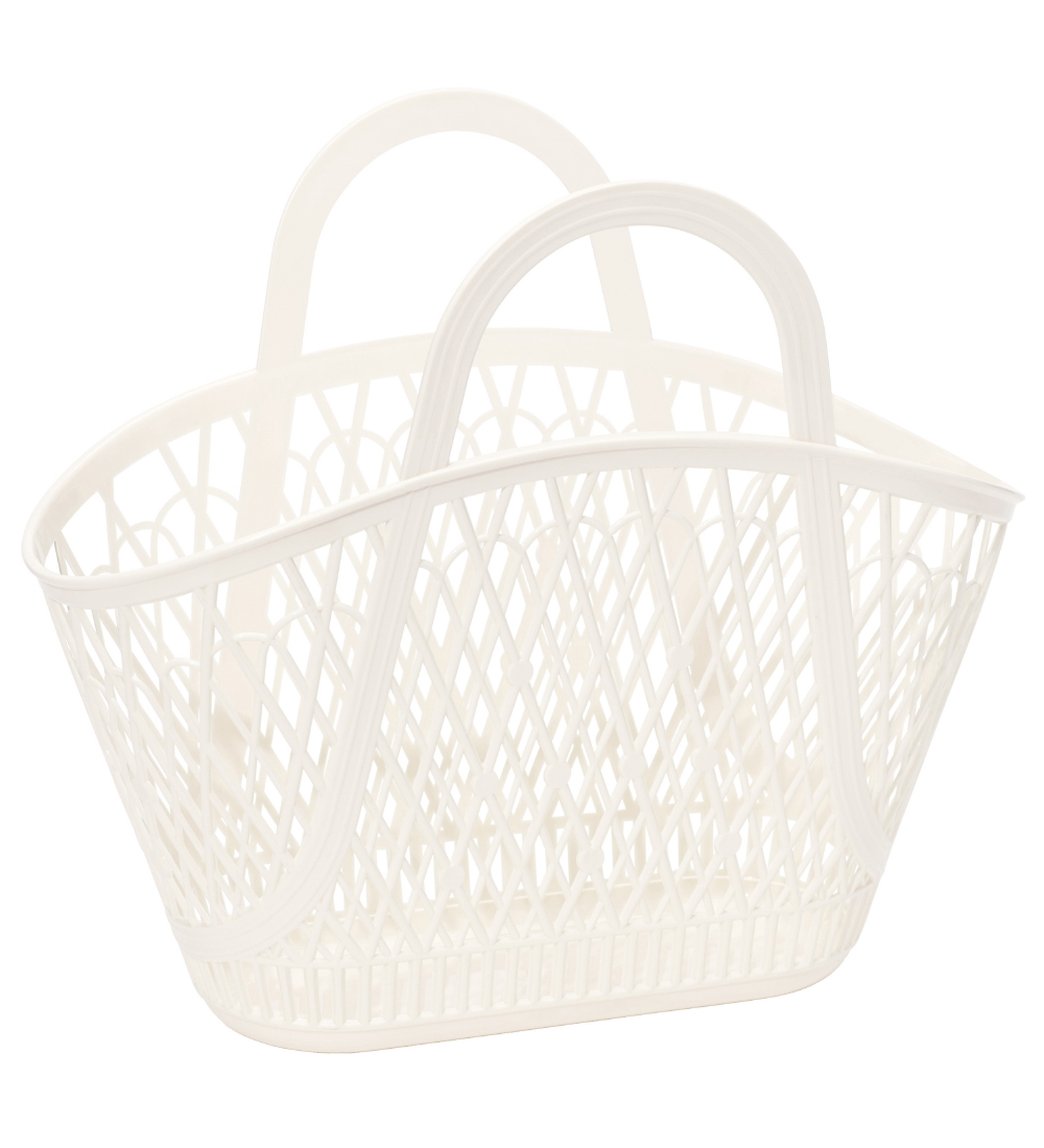 Sun Jellies Kurv - Betty - 46x20x39 cm - Cream
