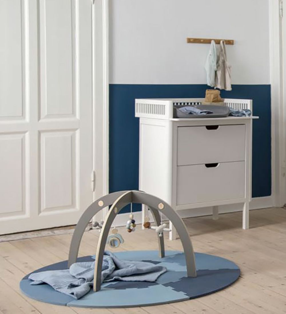 Sebra Legegulv - Ø 120 cm - Powder Blue