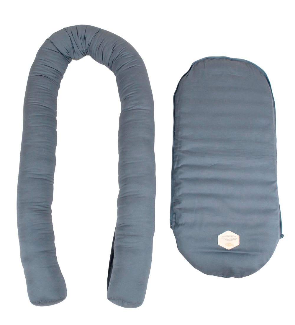 Filibabba Babynest - Kapok - Muddly Blue