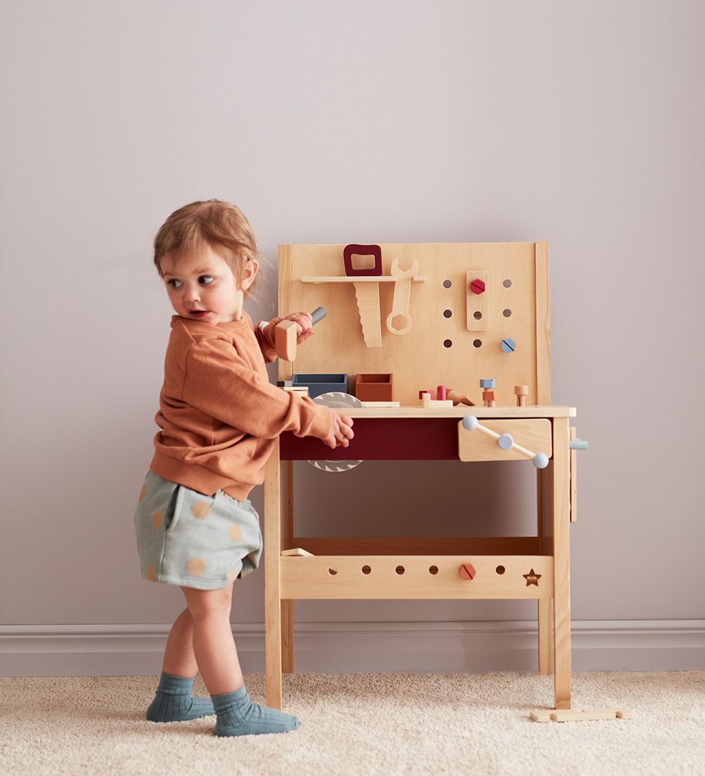 Kids Concept Værktøjsbænk - 39 dele - Træ