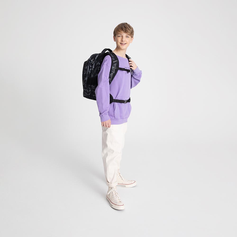 Satch Skoletaske - Pack - Mountain Grid