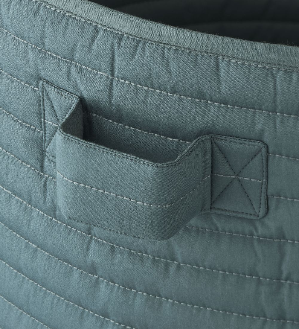 Liewood Opbevaringskurv - 46x40 cm - Quilted - Lia - Whale Blue
