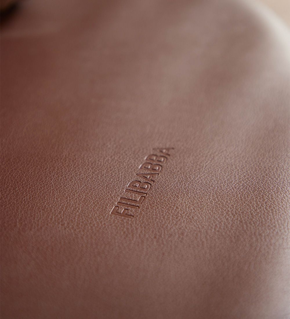 Filibabba Skridsikkert Stoleunderlag - PU-læder - 110 cm - Brun