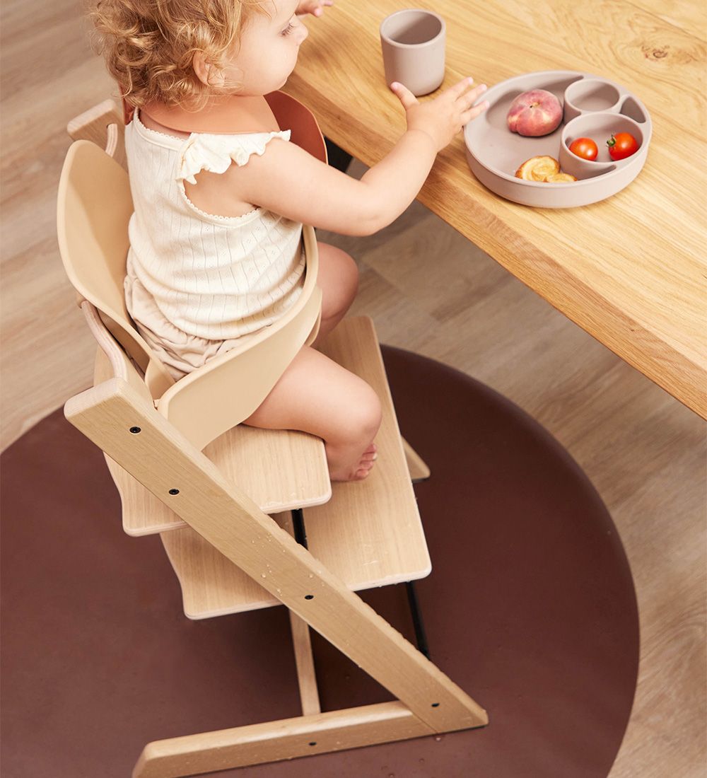 Filibabba Skridsikkert Stoleunderlag - PU-læder - 110 cm - Brun